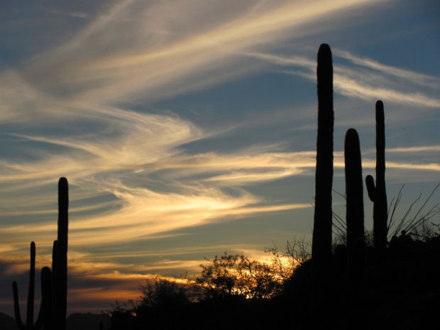 Clouds at sunset